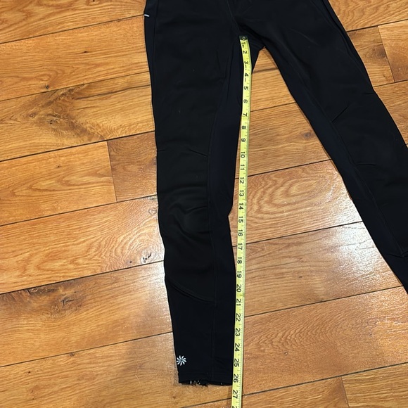 Athleta cold weather running tight.  Size XS. Black - Picture 5 of 5